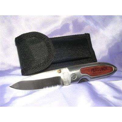 Rosewood Lockback Knife with Pouch
